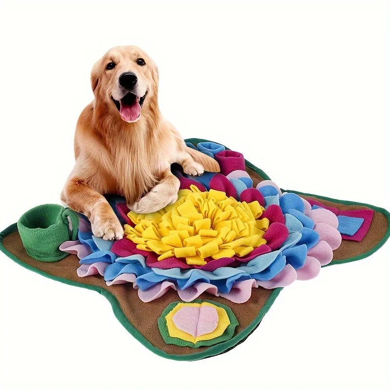 Pet Sniffing Training Mat Dogs Cats Educational Stress Relief Bite Resistant Slow Food Mat Pets Eco-friendly Training Blanket