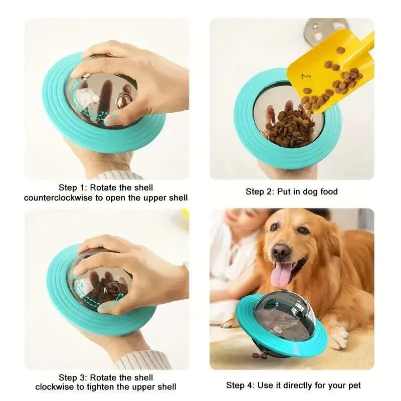 1pc Durable Dog Toys for Aggressive Chewers Squeaky Balls Flying Discs and Interactive Play Perfect for Medium Large Dogs