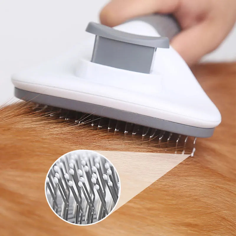 Pet Hair Brush Cat/Dog Comb Grooming Care Cleaning Needle Brush Stainless Steel Comb Long Hair Pets Dogs Cats Accessories